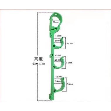 工地电缆电线挂勾架子管S形挂钩绝缘挂钩s型脚手架塑料钩子核电厂