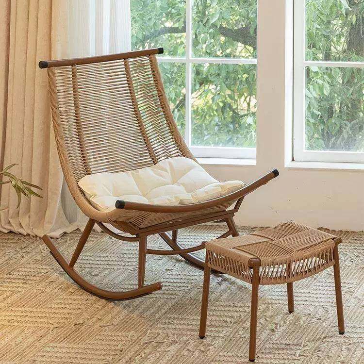 阳台藤编摇摇椅躺椅家用午睡椅子懒人椅老人躺椅户外庭院花园躺椅,农用物资,其他肥料,淘宝优惠券,粉丝福利购,淘宝优惠卷