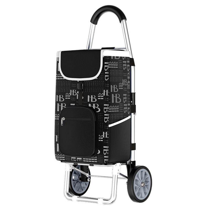 铝合金加大容量家用便携爬楼购物车手拉买菜网红折叠超市手推车