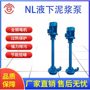 NL液下浓浆泵铸铁不锈钢NL液下泥浆泵液下泥水泵液下浆料泵