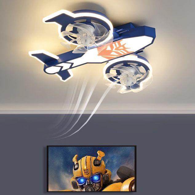 飞机灯风扇灯创意led灯护眼吸顶灯卧室儿童灯中山灯具灯饰,节庆用品/礼品,新娘配件,淘宝优惠券,粉丝福利购,淘宝优惠卷