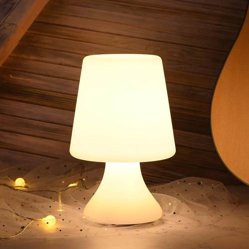 设计师经典氛围灯具简约RGB定时遥控充电卧室床头家用小台灯