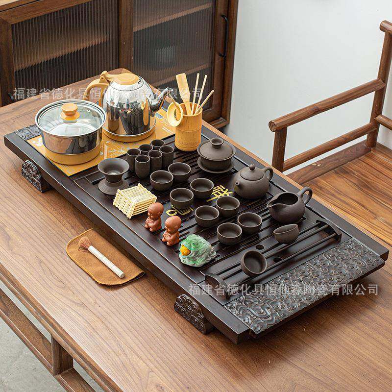 茶具套装家用客厅整套全自动喝茶一体办公室功夫泡小茶台茶盘简约,纺织面料/辅料/配套,纺织机械配件,淘宝优惠券,粉丝福利购,淘宝优惠卷