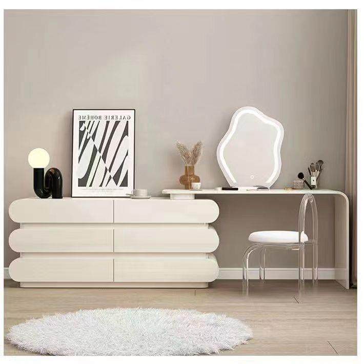 法式烤漆实木化妆台轻奢化妆镜一体化妆桌奶油风卧室梳妆台小户型,纺织面料/辅料/配套,纺织机械配件,淘宝优惠券,粉丝福利购,淘宝优惠卷