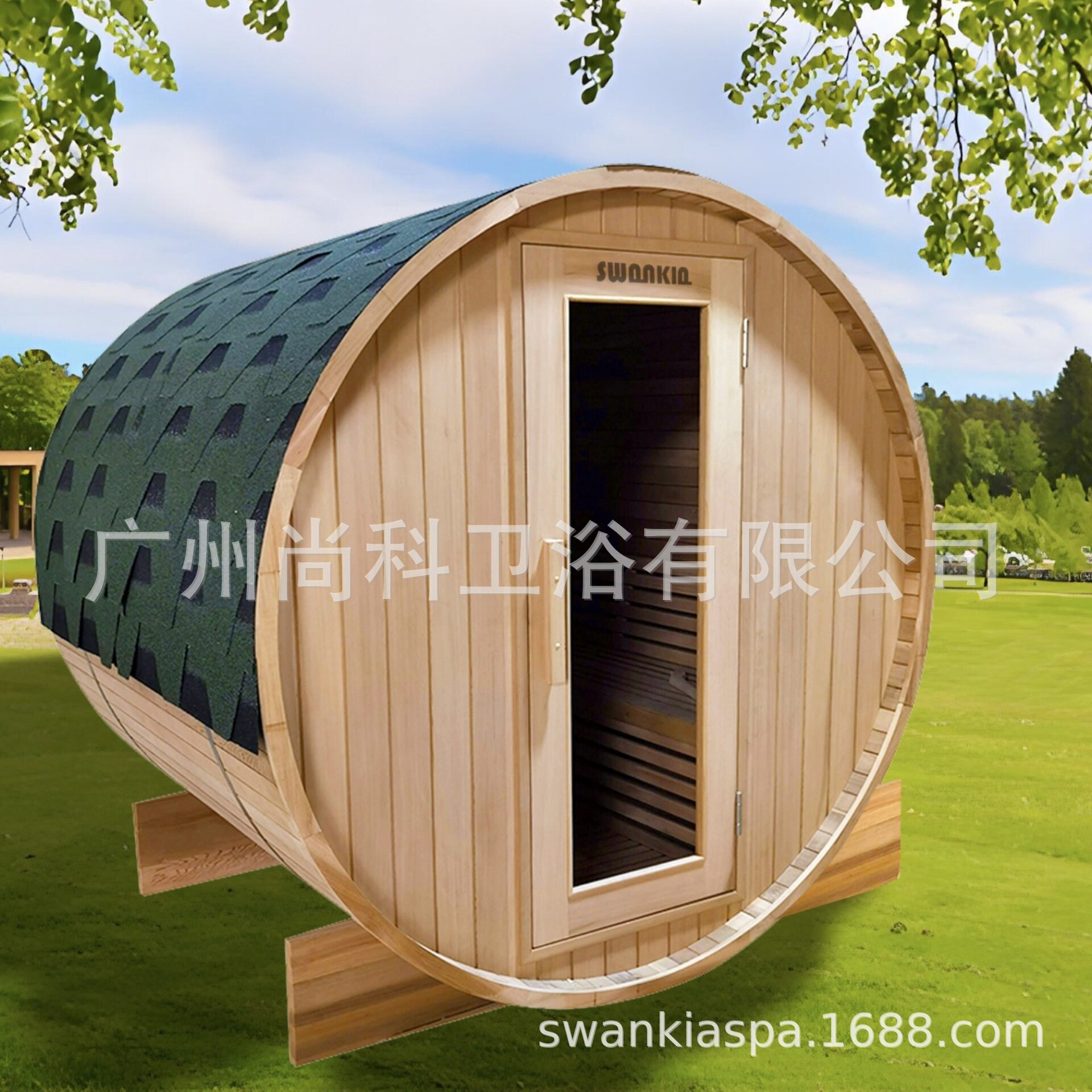 厂家直销圆桶桑拿房各种汗蒸房干蒸房远红外线桑拿房光波房频谱屋