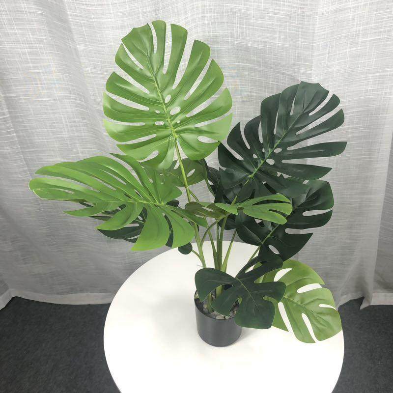 仿真植物室内装饰绿植盆栽落地桌面摆放龟背叶套装带花盆,农用物资,其他肥料,淘宝优惠券,粉丝福利购,淘宝优惠卷