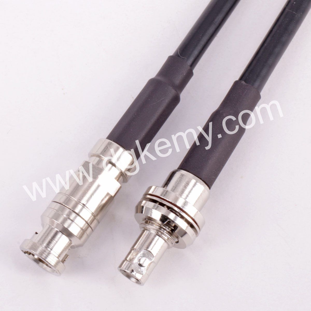 Micro BNC直公头转直母头螺纹穿墙防水用Mini RG59/1855A/4855R