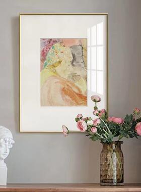 法式艺术挂画欧式北欧小众装饰画简美饭厅餐边柜壁画玄关挂画A245