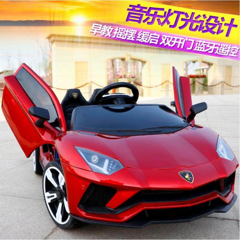 新款儿童电动汽车可坐四轮遥控车带音乐大电瓶男女宝轿车2.11周岁