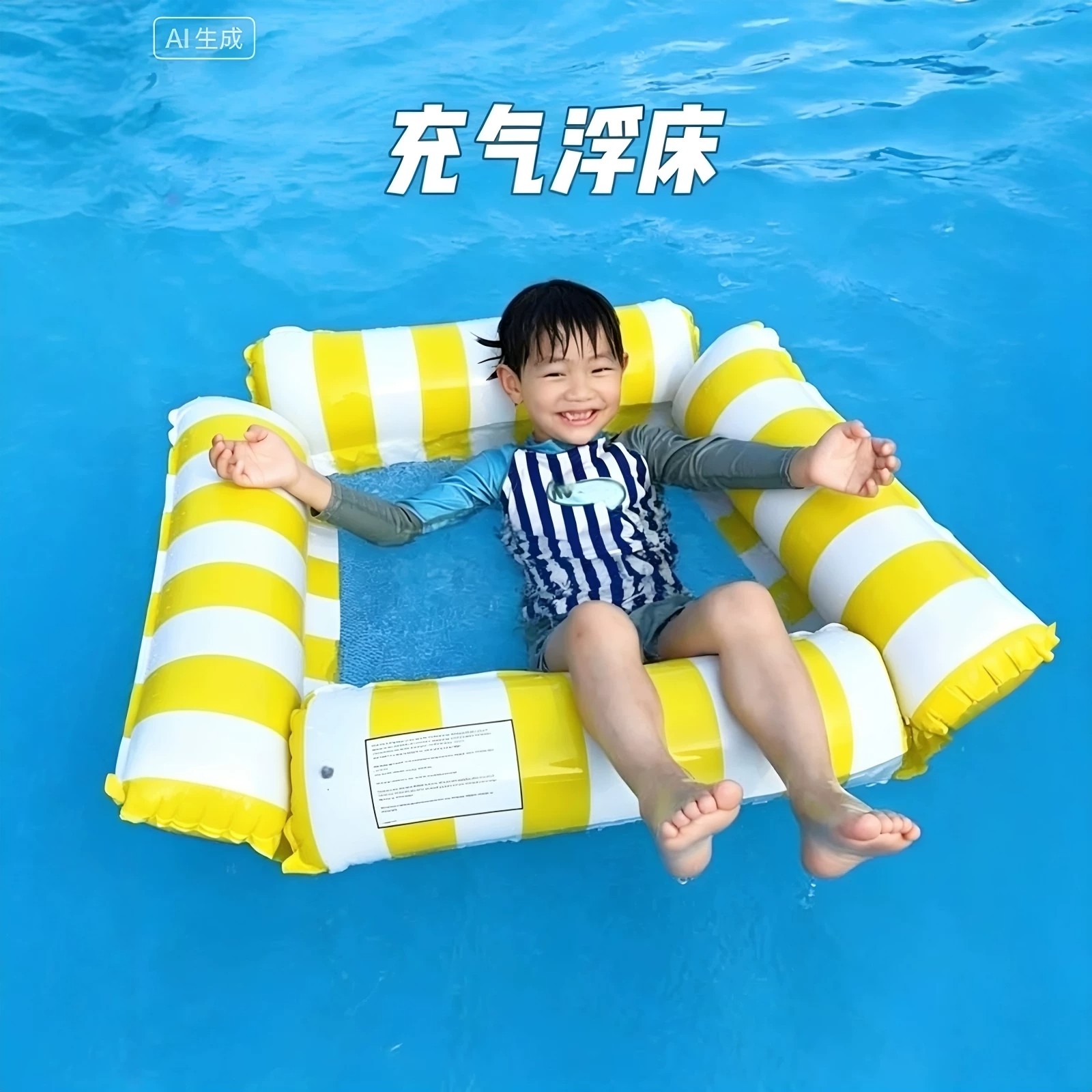 夏季充气浮床躺椅成人儿童通用图片