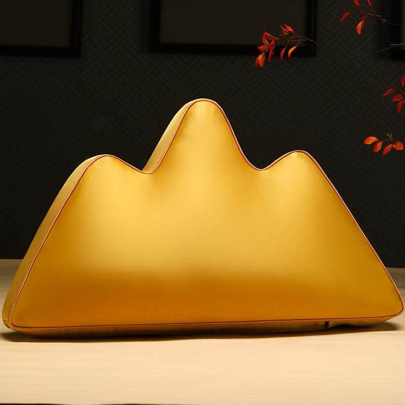 中式靠山枕高级轻奢感抱枕客厅沙发靠垫中国风异形靠枕床上靠背垫