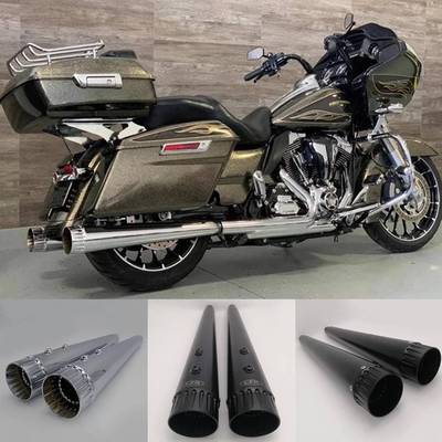 新品哈雷路王改装排气管街道滑翔旅行者CFR浑厚低沉复古尾段炸街