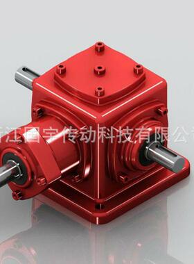 伞齿轮转向器T4T7T8T10T12T16T20直角换向机十字换向箱90齿轮箱厂