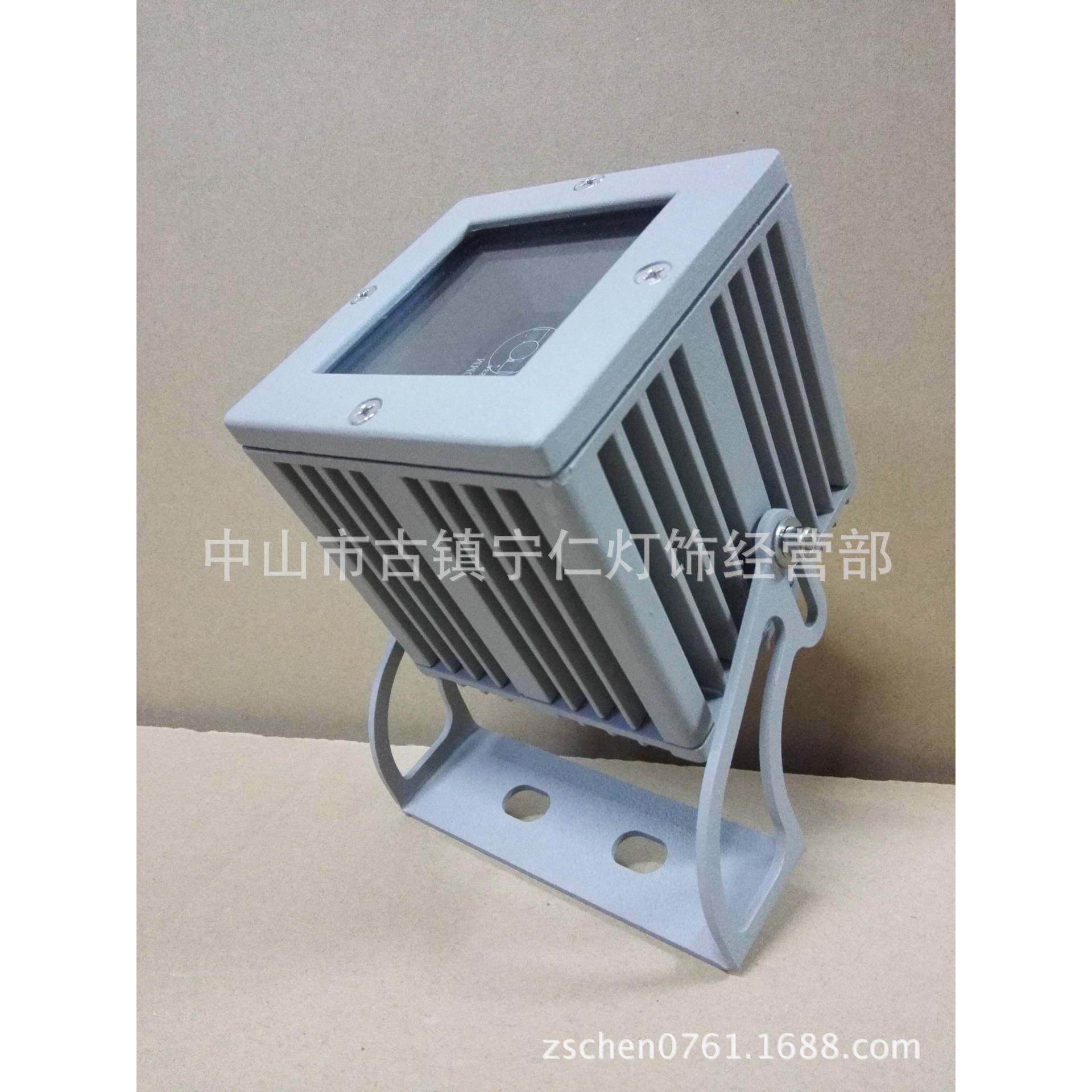 新款方形5W投光灯外壳9W投光灯套件LED亮化工程灯具成品