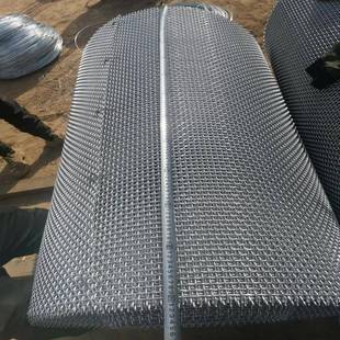 镀锌铁丝轧花网金属波浪网耐磨筛网改拔丝编织压花2205震动筛网