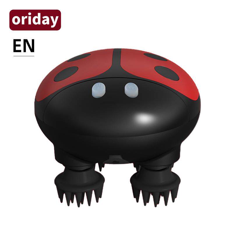 智能脉冲头皮按摩器EMS多功能头部按摩仪疏通经络刷电动揉捏震动