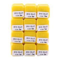 GS00349t12件套ER16筒夹弹性夹头1-10MM(1-1.5-2-2.5-3-4...10）