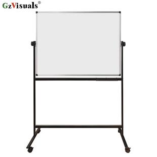 任意调节书写角度双面磁性白板移动白板带支架教学写字板