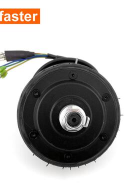 L-faster-4寸24V/36V200W黑色无齿滑板车电机启动器用机器人轮毂