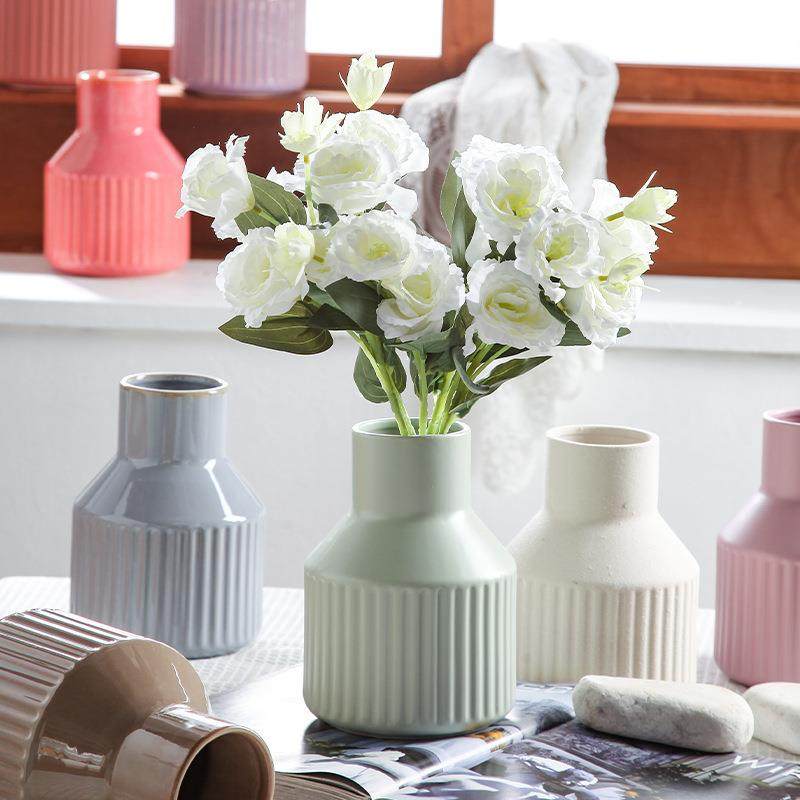 创意简约陶瓷大花瓶摆件干花大号插花器家居客厅卧室桌面花瓶装饰,纺织面料/辅料/配套,纺织机械配件,淘宝优惠券,粉丝福利购,淘宝优惠卷