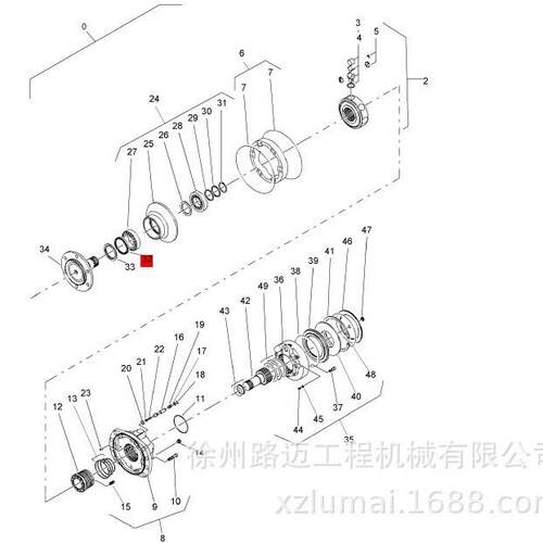 适用BOMAG宝马格压路机BW211D-40密封包物料0581599205815993
