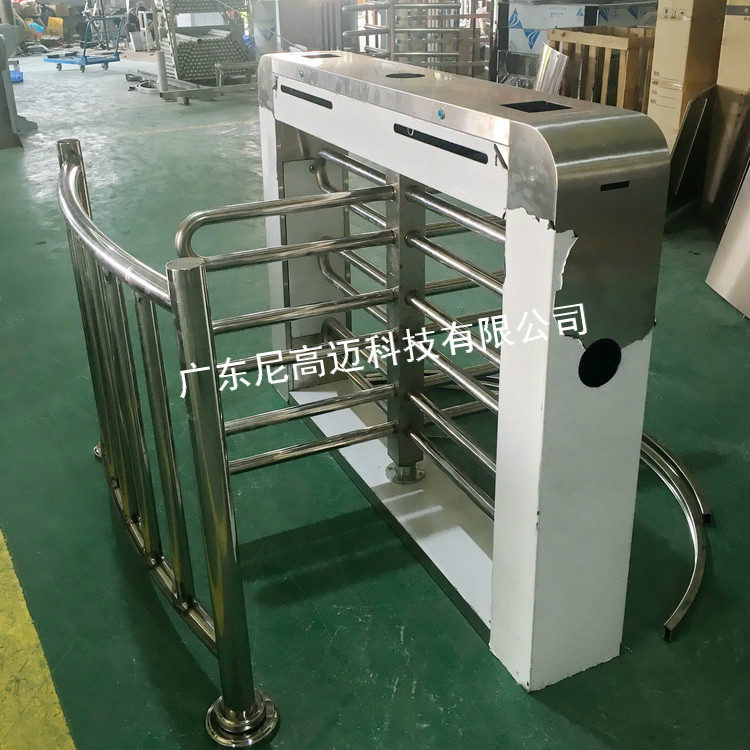 蚌埠十字型电动半高转闸单双向刷卡旋转通道匝景区车站工厂滚闸门