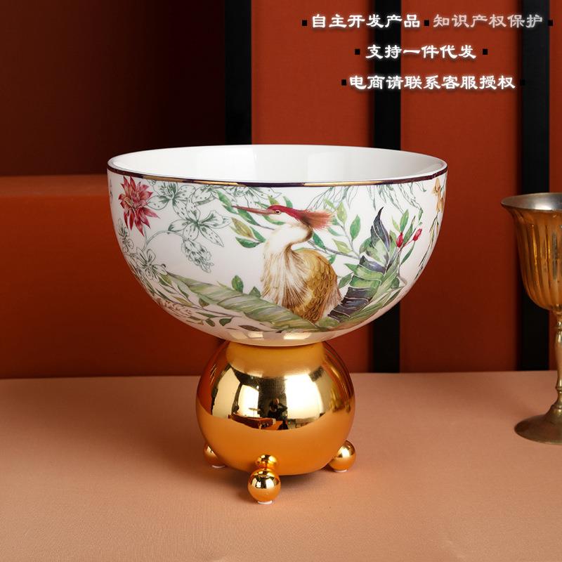 简约现代软装客厅茶几餐桌收纳果盘果篮摆件样板间轻奢中日欧式