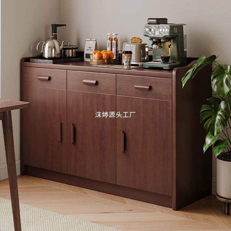 实木餐边柜茶水柜橱柜家用厨房置物柜客厅柜子储物柜收纳柜备餐柜,收纳整理,烫衣板及配件,淘宝优惠券,粉丝福利购,淘宝优惠卷