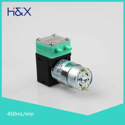 450ml/minUV微型隔膜泵耐腐蚀供墨泵写真机打印用排废液微型水泵