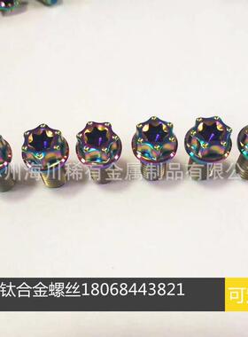 钛合金TC4加工件钛合金螺丝氮化处理钛螺栓Ti-6Al-4V钛螺丝
