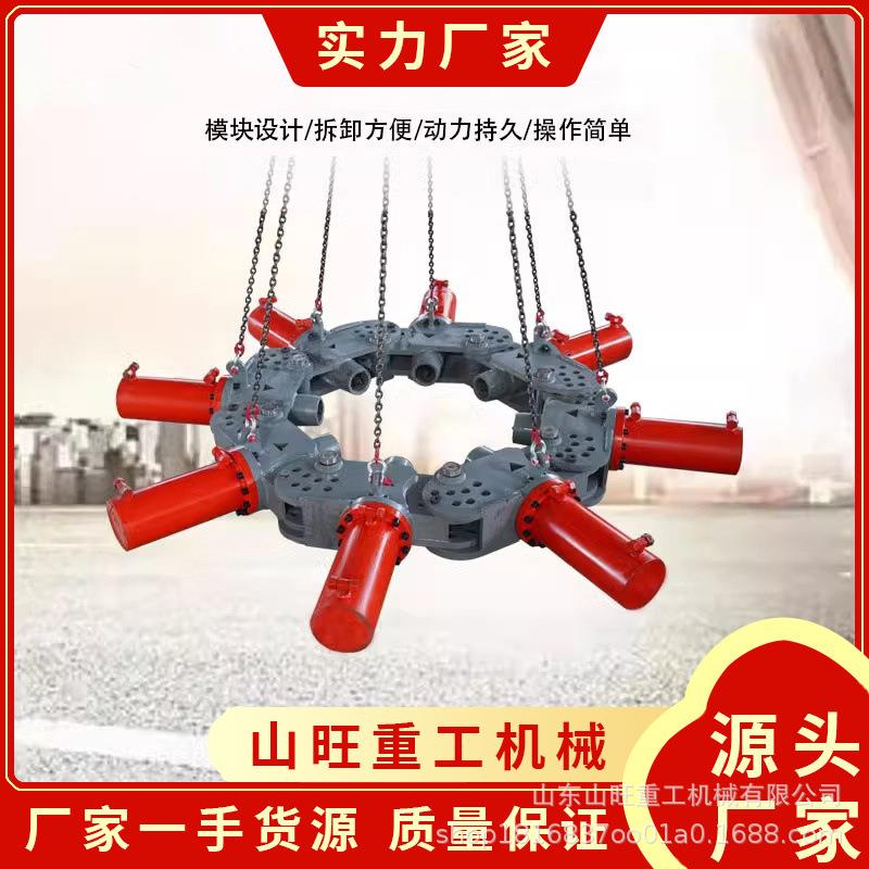 液压破桩机钢筋混凝土截桩机挖掘破桩头机圆柱方形桩水泥桩破碎机