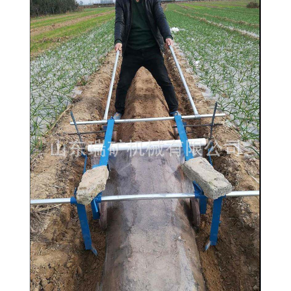 人力覆膜机农用全自动地膜覆盖机铺地膜手拉小型多用铺膜压膜机