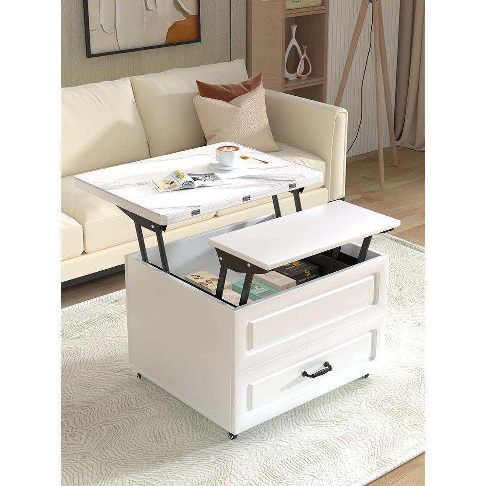 多功能升降茶几餐桌两用小户型客厅家用一体可移动多用桌子可折叠