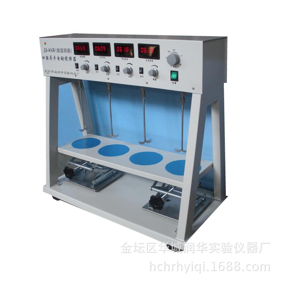 多头电动搅拌器JJ-4AB/异步数显四联电动搅拌器的生产和