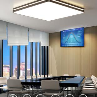 超亮客厅灯大尺寸2米吸顶灯具现代简约大气1.5米80cm正方形主灯