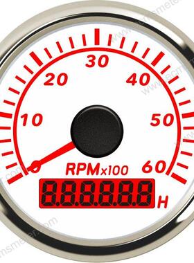 ECPC直径52MM多色背光指针转速表6000RPM