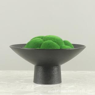 新中式日式仿真绿植青苔盆景软装书房茶室茶几客厅桌面洽谈桌摆件