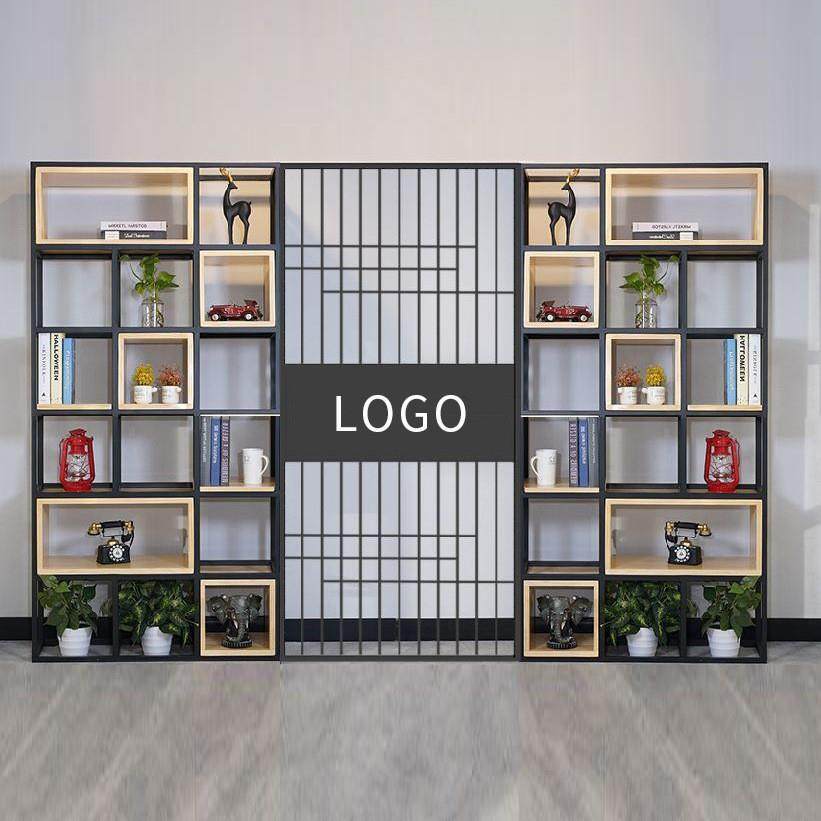 屏风隔断置物架实木书架现代办公室装饰玄关铁艺花架展示架形象墙,纺织面料/辅料/配套,纺织机械配件,淘宝优惠券,粉丝福利购,淘宝优惠卷