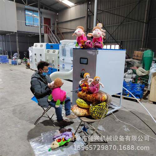碎海绵枕芯充棉机珍珠棉开松充包机海绵公仔抱枕填充机