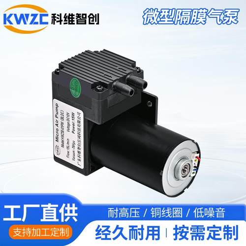50-01PM-BLDC微型气泵真空泵12V静音增压隔膜自吸微型气泵水泵