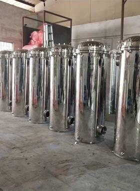 304不锈钢袋式过滤器φ400*810*2袋*2.020吨40吨60吨/小时