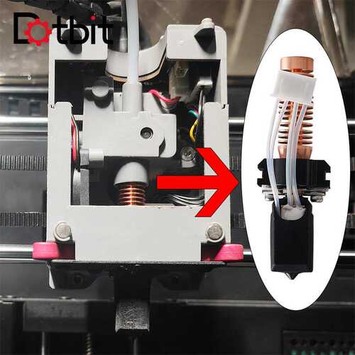 3D打印机配件 闪铸FLASHFORGE AD5M挤出头热端一体快拆可拆卸喷嘴