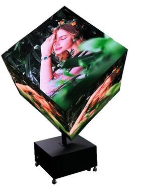 LED魔方屏p2p2.5p3p4LED四方屏led异形屏led不规则电子屏dj方屏