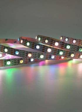 WS2813数码幻彩灯带RGBW5V单点单控内置四合一防水编程LED灯条