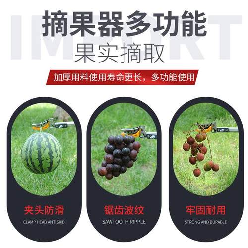 摘果荔枝龙眼枇杷树枝剪伸缩杆高空剪加长香椿高枝剪采摘修枝