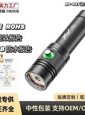 21700专业潜水手电筒高流明水路两用充电ip68防水led户外探险电筒