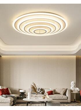 新款客厅灯简约现代大气高档大厅灯超亮led卧室吸顶灯圆形