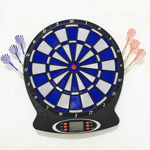 安全电子飞镖盘靶成人儿童安全飞镖自动计分飞镖机套装外贸出口