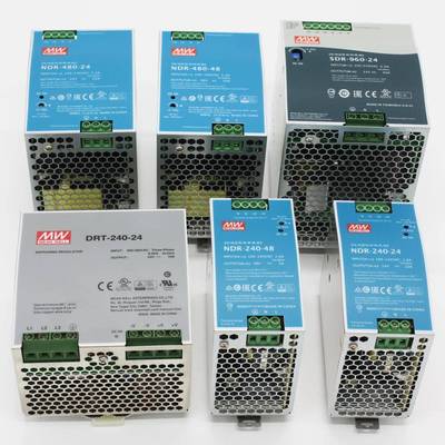 现货NDR-480-24转24/48V导轨20A明纬开关电源直流电源