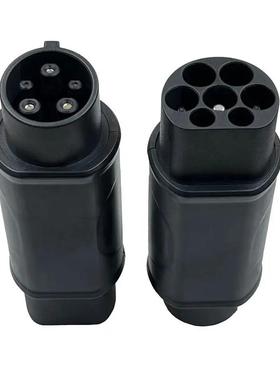 欧转美电动汽车适配器电动汽车充电器转换器和32A连接器SaeJ1772